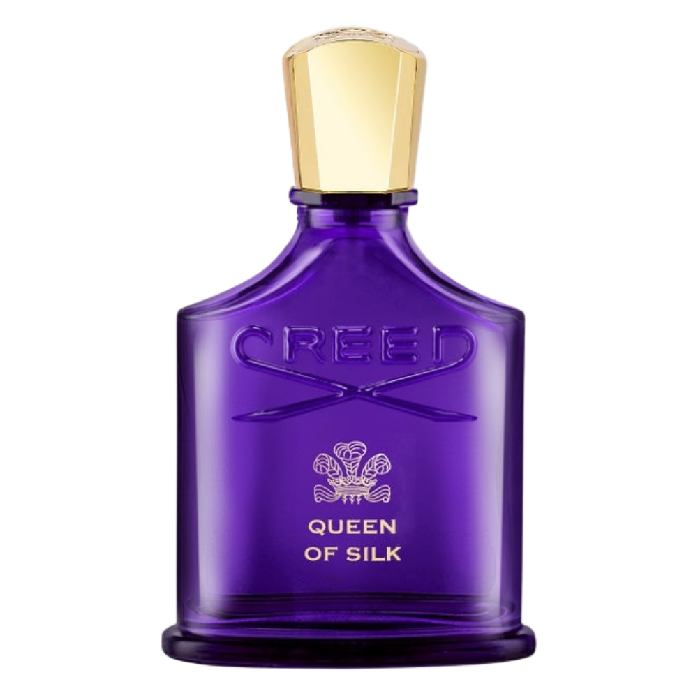 Creed Queen of Silk Eau de Parfum 75ml, orientalisch-florales Damenparfum mit Safran, Osmanthus, Tuberose, Vanille und Oud, edler Seideninspiration, luxuriöser Duftflakon in Purpur, elegant und sinnlich