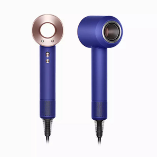 Dyson Supersonic™ HD07 Profi-Haartrockner Violettblau/Rosé mit 5 magnetischen Aufsätzen, Diffusor, Flyaway-Aufsatz, Geschenkbox, Ionen-Technologie, temperaturgeregeltem Föhn für Glanz & Schutz
