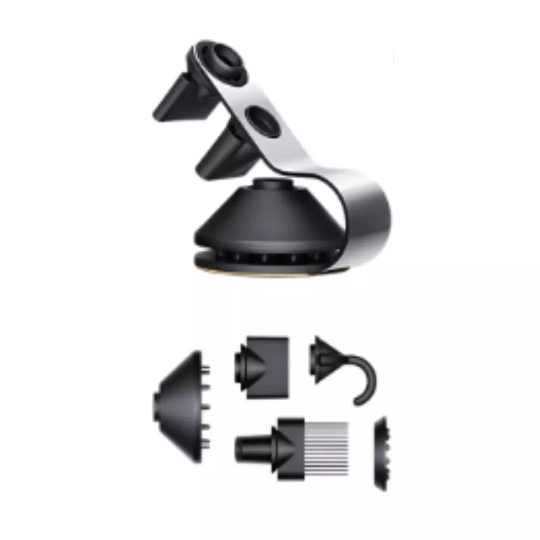 Dyson Supersonic™ HD07 Profi-Haartrockner Violettblau/Rosé mit 5 magnetischen Aufsätzen, Diffusor, Flyaway-Aufsatz, Geschenkbox, Ionen-Technologie, temperaturgeregeltem Föhn für Glanz & Schutz