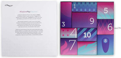 Womanizer Starlet We-Vibe Discover Box 10-in-1 Set Paare Paarvibrator Druckwellen Klitorisstimulation Analplug Liebeskugeln Massagekerzen Augenbinde Gleitgel Feder Spielzeug hochwertig