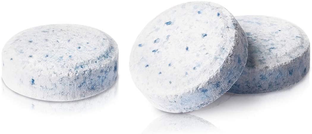 Domol 50x Entkalker Tabletten für Kaffeevollautomaten & Kaffeemaschinen – Hochwirksame Entkalkungstabletten 50 Stück – Kompatibel mit Jura, Siemens, WMF, Krups, Delonghi, biologisch abbaubar