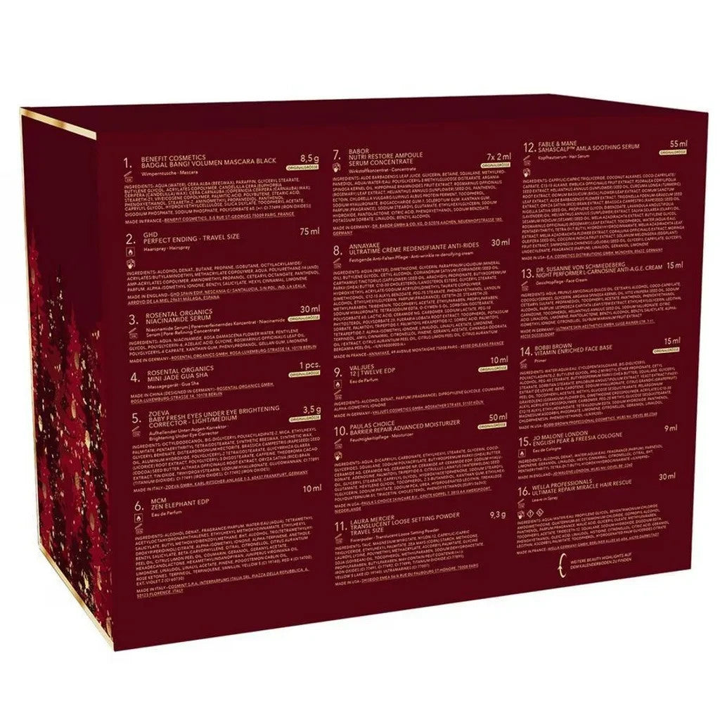 Douglas PFLEGE MAKE-UP DUFT Luxury Frauen Adventskalender 2025 mit Anti-Aging Pflege, Make-up, Haarpflege, für Damen Advent Kalender ( Wert 950€ )
