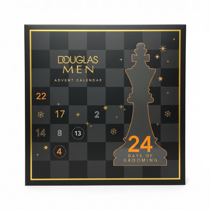Douglas Men Pflege Adventskalender 2025 mit 24 Hautpflege, Gesichtspflege, Körperpflege, Haarpflege, Bartpflege, für Männer und Herren ( Wert 150€ )