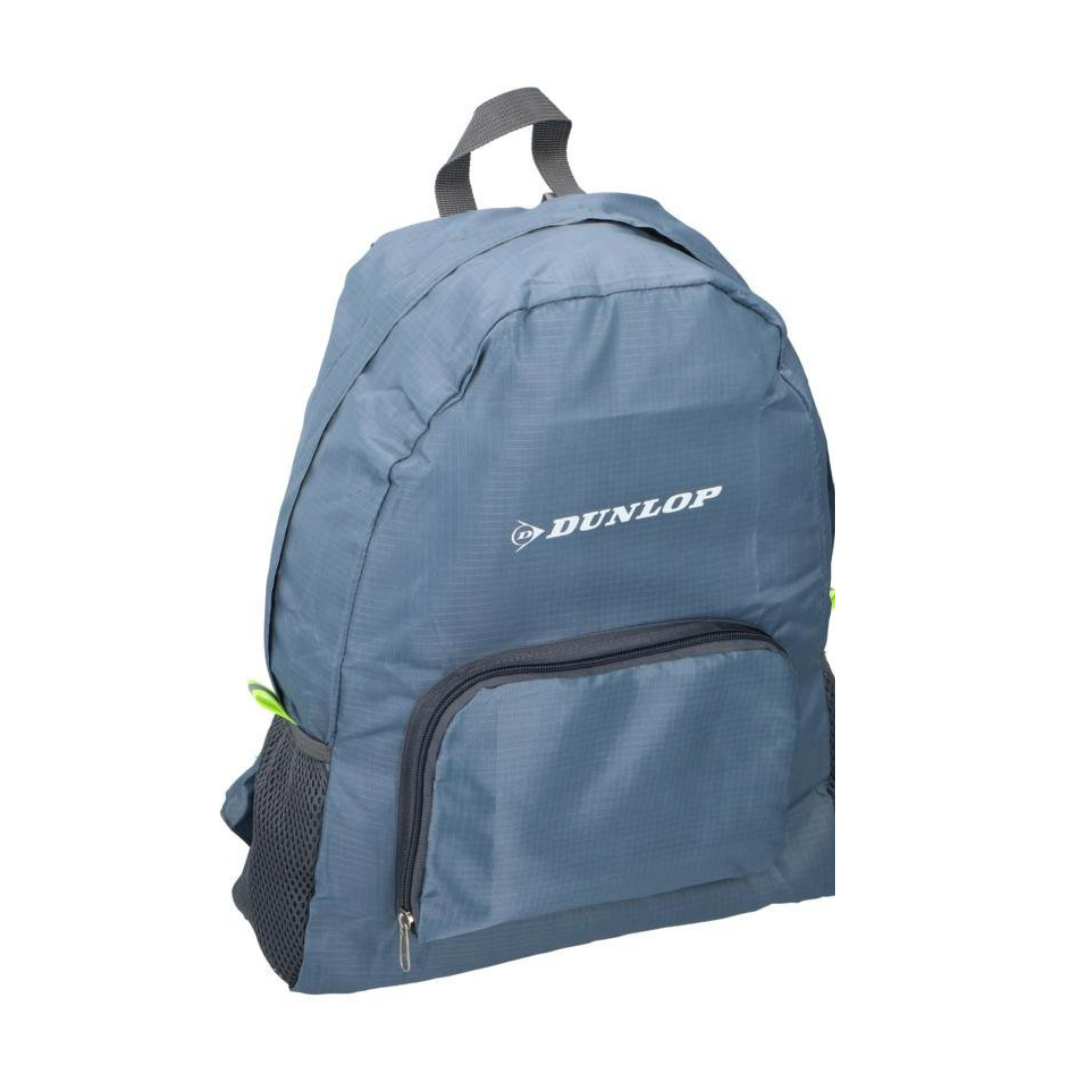 DUNLOP Faltbarer Rucksack 30x15x42cm Hellblau Leicht Kompakt Tragbar Faltbar Camping Alltag Belastbar 10kg Praktisch Mobil Robust Vielseitig Handlich