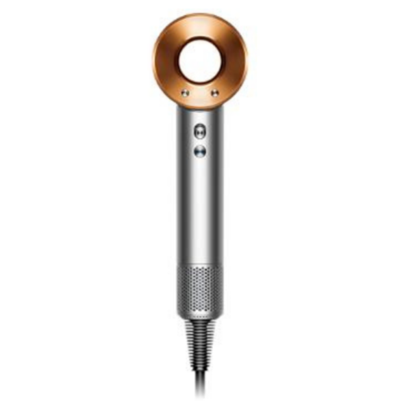 Dyson Supersonic HD07 Haartrockner Föhn Nickel Kupfer Diffusor Flyaway Ionen Technologie Föhngerät Aufsätze Haarföhn mit Temperaturregelung Kompakt Föhnset für Professionelles Styling