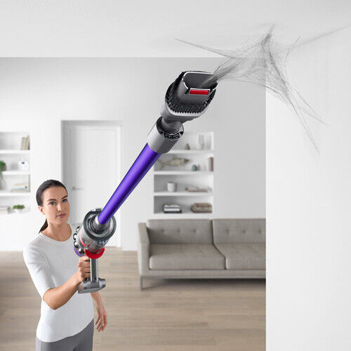 Dyson V11 Animal+ Kabelloser Stielstaubsauger mit Digitalem Motor, 185 AW Saugkraft, bis zu 60 Minuten Laufzeit, Hygienefilter, 14 Zyklonen, 0,76L Behälter, Inklusive Zubehör für Polster und Böden