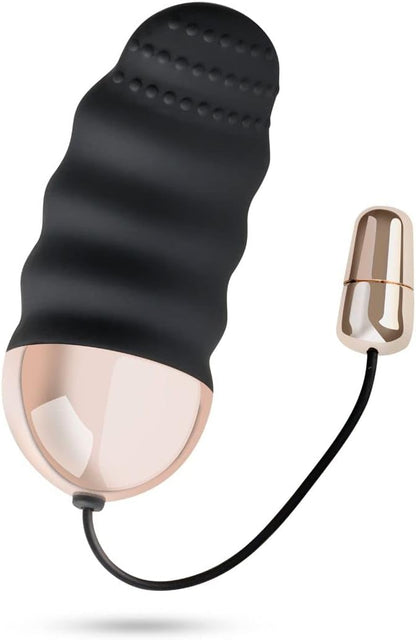 LoveBoxxx Deluxe Erotik Geschenkset Frauen Silikon Vibrator G-Punkt Dildo Vibro-Ei Fernbedienung Liebeskugeln Samtbeutel Luxuriöses Sexspielzeug Set für Sie Erotik Geschenkbox Limitiert