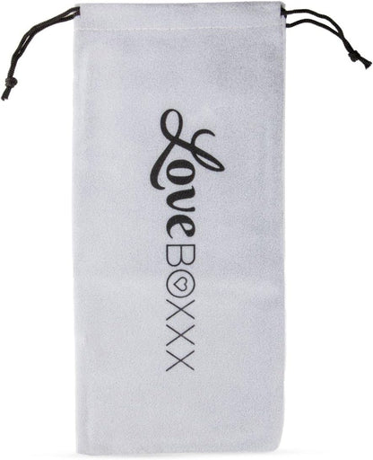 LoveBoxxx Deluxe Erotik Geschenkset Frauen Silikon Vibrator G-Punkt Dildo Vibro-Ei Fernbedienung Liebeskugeln Samtbeutel Luxuriöses Sexspielzeug Set für Sie Erotik Geschenkbox Limitiert