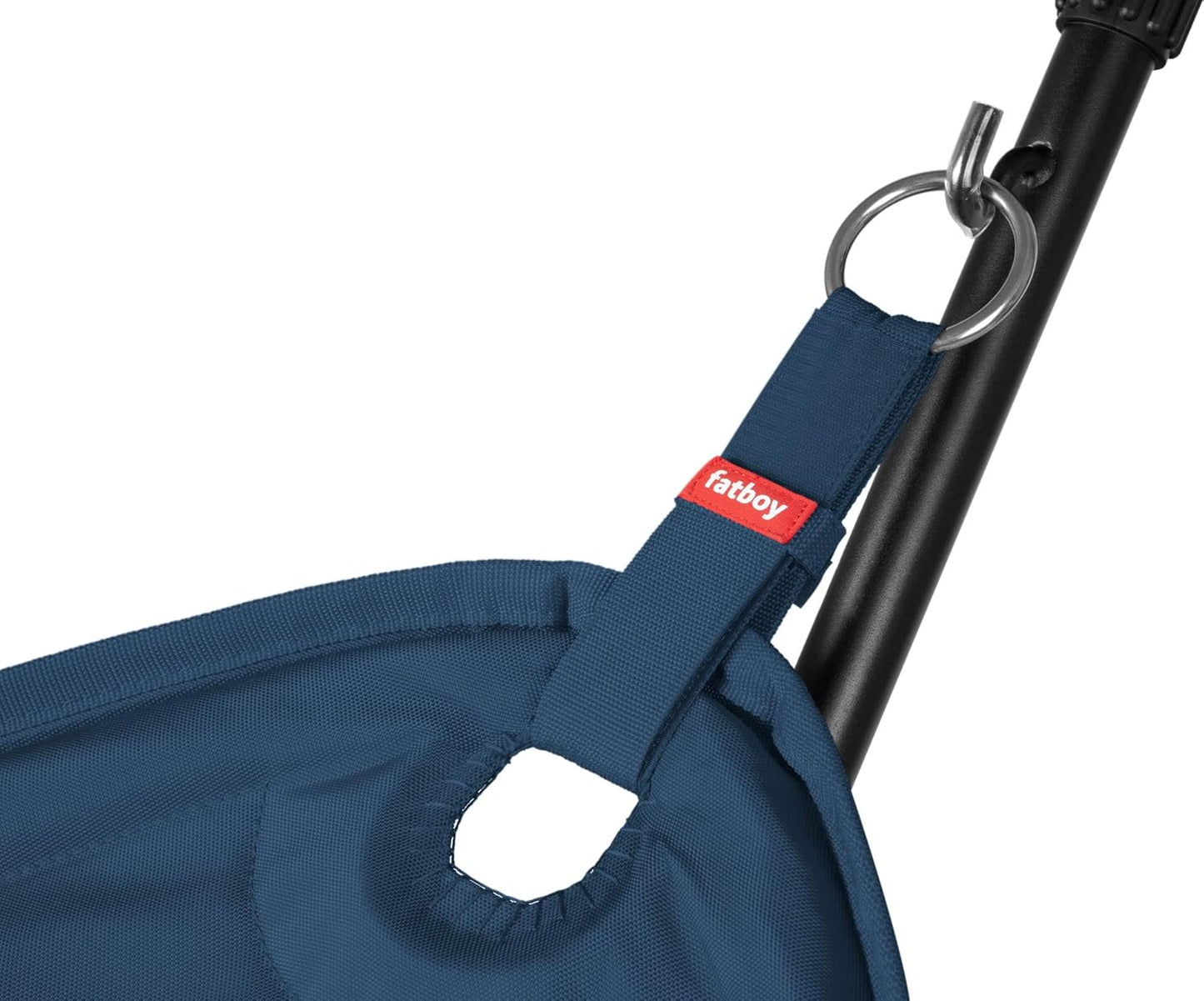 Fatboy Headdemock Deluxe Dunkelblau, Luxus Hängematte für 2 Personen, Outdoor Hängematte mit Metallgestell, UV-beständig, Wasserabweisend, Schmutzabweisend, Komfort Hängematte für Garten, Terrasse, Balkon, Camping.