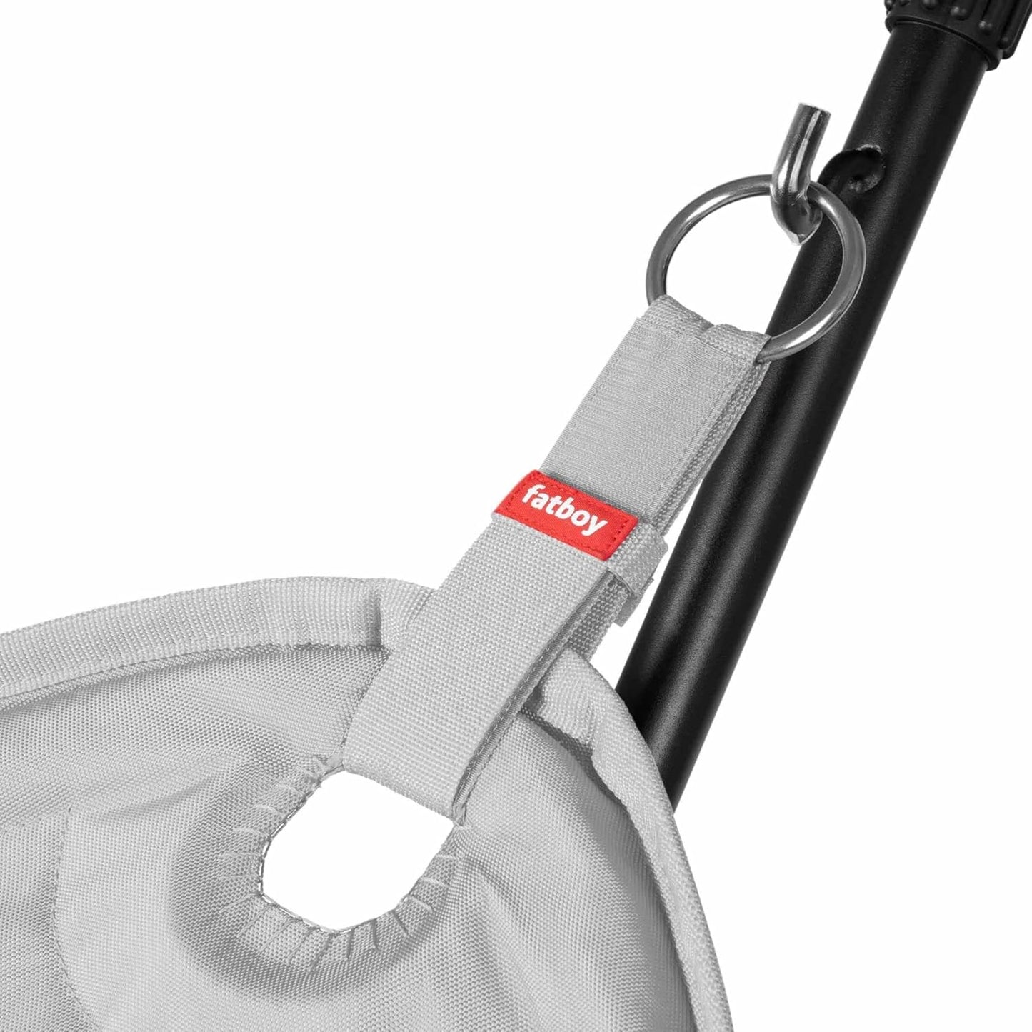 Fatboy Headdemock Deluxe Grau, Hängematte für Zwei, mit Metallgestell, Kissen, Abdeckung, Tragetasche, Outdoor geeignet, UV-beständig, Wasserabweisend, Schmutzabweisend, 150kg Tragkraft, für Garten & Terrasse