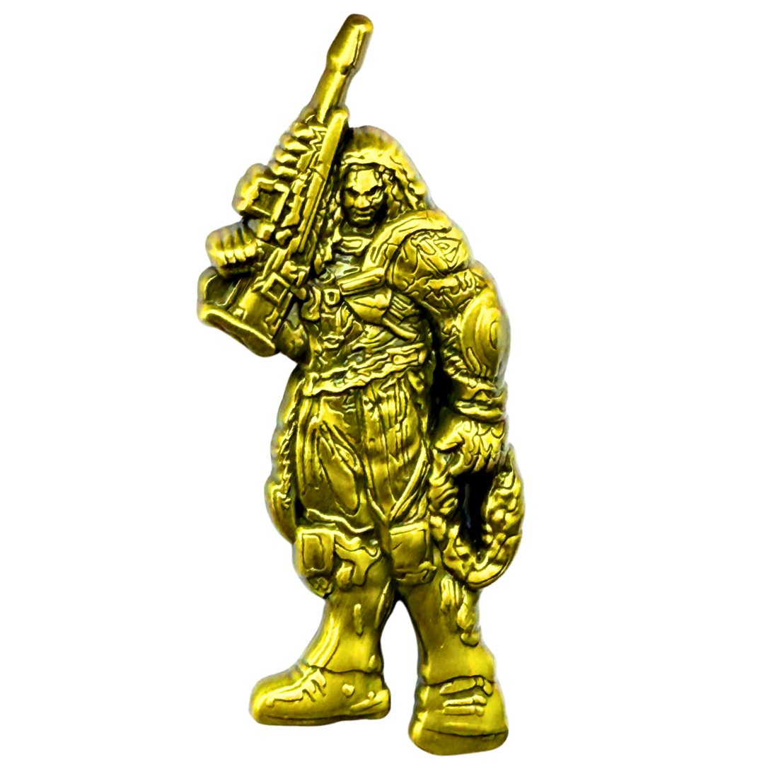 StarCraft II Gabriel Tosh Emaille Gold Pin – Offizieller Blizzard Spectre Anstecker – Psionischer Terraner Pin – StarCraft Sammlerobjekt – Spectre Enamel Pin Kollektion – Blizzard Lizenzprodukt