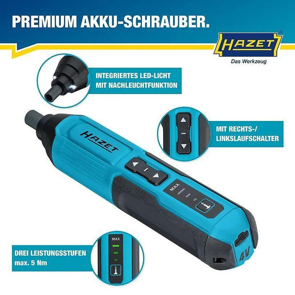 HAZET Handwerkzeug Adventskalender 2025 mit 24-teilige Werkzeugset, Akkuschrauber, Handwerk, Werkzeug, für Herren und Männer Kalender  ( Wert 300€ )