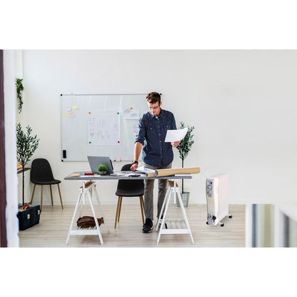 Haverland DENVER22 Elektrischer Heizkörper mit digitaler Wochensteuerung, energiesparend, Aluminiumgehäuse, Überhitzungsschutz, Wandmontage, ideal für Innenräume, Elektroheizung 2000W