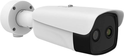 Hikvision DS-2TD2636B-13/P Bi-Spektrum Wärmebildkamera mit Temperaturüberwachung und Fieber-Screening, 384 x 288 Pixel, PoE, IR-LEDs, IP66, für Innenbereich Überwachung und Alarmierung