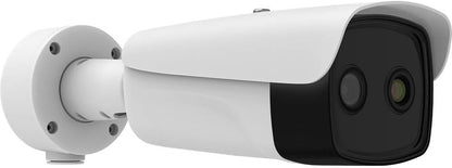 Hikvision DS-2TD2636B-13/P LAN IP Bi-Spektrum Wärmebildkamera mit Temperaturüberwachung und Fiebererkennung, 384 x 288 Pixel, 13 mm Brennweite, für Innenbereich, Hik-Connect, iVMS-4200, bis 256 GB Speicher