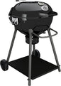 Outdoorchef Kensington 570 ULINE Holzkohlegrill 54 cm Durchmesser, robuster Holzkohle Kugelgrill für 6 Personen, hitzebeständig, porzellanemailliert, fahrbar mit Rollen, inklusive Brennpaste, Grillrost und Aschebehälter