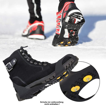 ICETREADS Antirutsch Schuhspikes Überschuhe mit Edelstahlspikes für Schnee, Eis und Winter – Schuhspikes für Damen & Herren Gr. 36-42 – Winter Überschuhe Eiskrallen für sicheren Halt