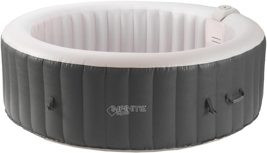 Ubbink Infinite Xtra Aufblasbarer Whirlpool für 6 Personen mit 130 AirJets und integriertem Heizsystem – Outdoor Spa Rundbecken 1000L PVC Pool mit Filter, Massagefunktion und digitalem Bedienfeld – Infinite Xtra Modell