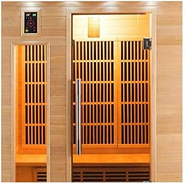Art & Jardin du Monde Infrarotsauna Apollon für 3 Personen | Infrarotkabine mit 8 Carbonstrahlern, Farbtherapie & Digitalsteuerung | Hochwertige Heimsauna aus kanadischem Fichtenholz für Wellness Zuhause