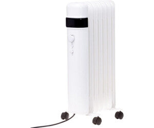 JUNG BELLUS1500 mobiler Ölradiator 1500W – Tragbarer elektrischer Heizkörper mit 3 Heizstufen, 7 Rippen, leise & energiesparend, mit Thermostat und Sicherheitsfunktionen für Innenräume bis 20 m²
