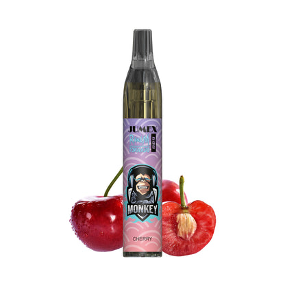 JUNG Jumex 600 CHERRY Vape mit Nikotin – Einweg E-Zigarette mit 600 Zügen, fruchtig-süßer Kirschgeschmack, LED-Licht, sofort gebrauchsfertig, intensives Aroma, kompakt, TPD-konform