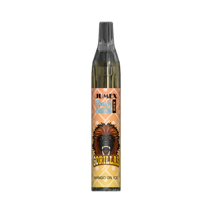 JUNG Jumex 600 Mango on Ice Vape mit Nikotin Einweg Verdampfer 600 Züge Mango Eis Nikotin LED Farbanzeige Kindersicherung Kompakt und sicher, Einweg E-Zigarette, ohne Nachfüllung