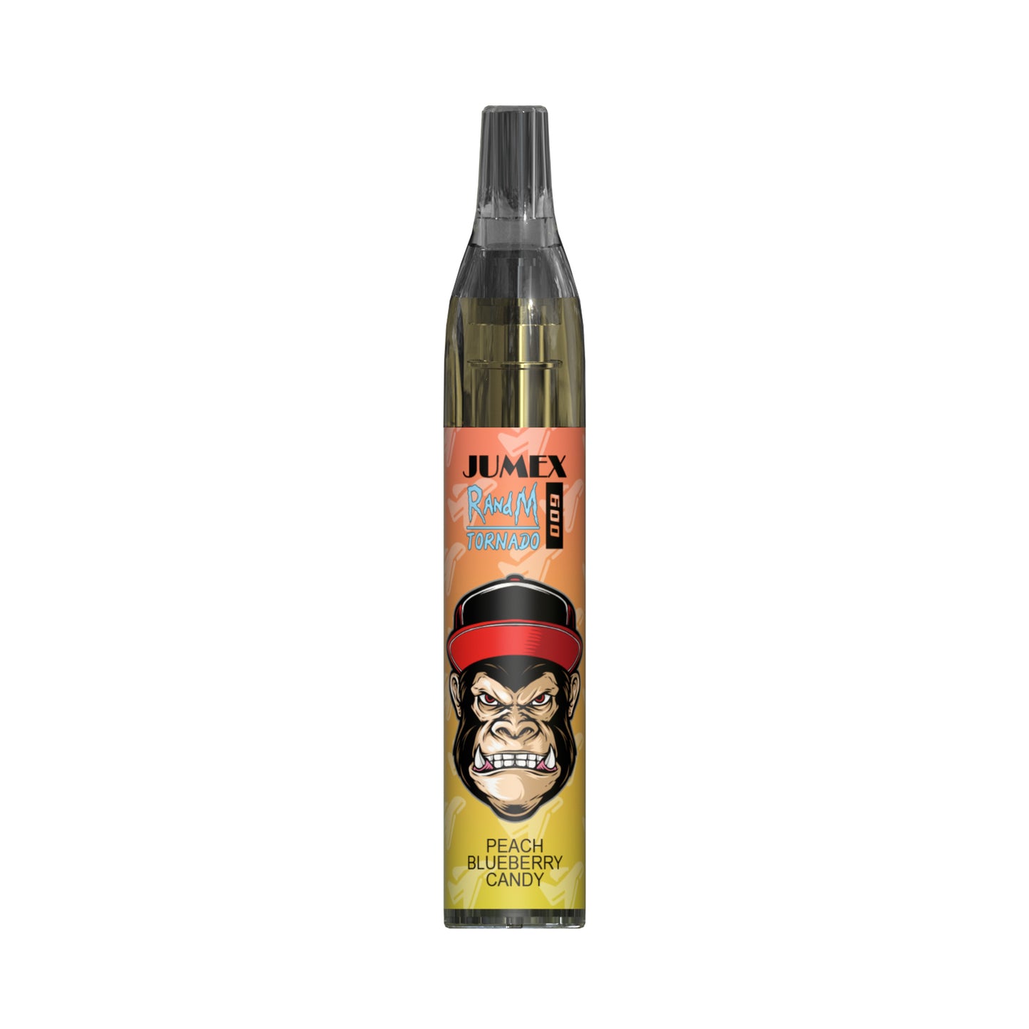 JUNG Jumex 600 Peach Blueberry Candy Vape mit Nikotin Einweg Verdampfer 600 Züge Pfirsich, Blaubeere, Bonbon Nikotin LED Farbanzeige Kindersicherung Kompakt und sicher, Einweg E-Zigarette, ohne Nachfüllung