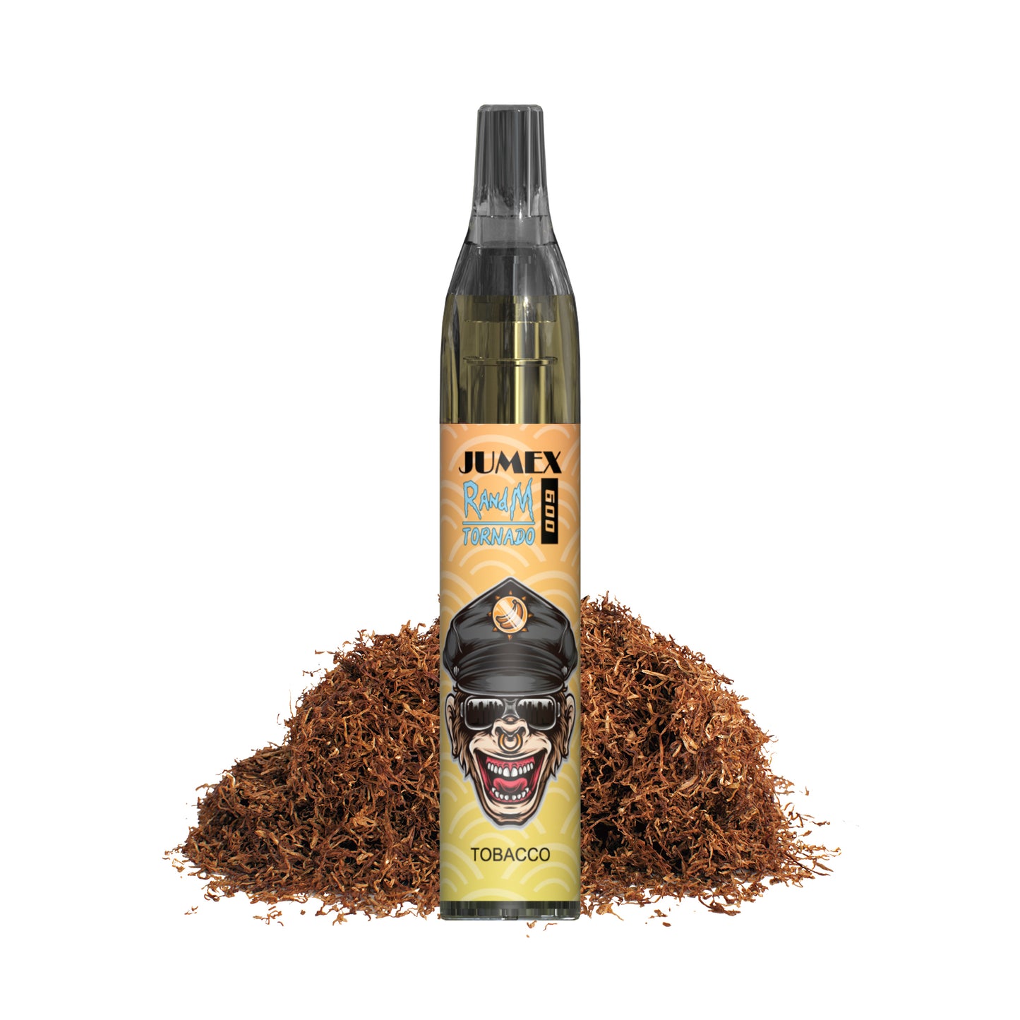 JUNG Jumex 600 TOBACCO Vape – Einweg E-Zigarette mit Nikotin 20 mg – 600 Züge – Klassisches Tabakaroma – Sofort einsatzbereit