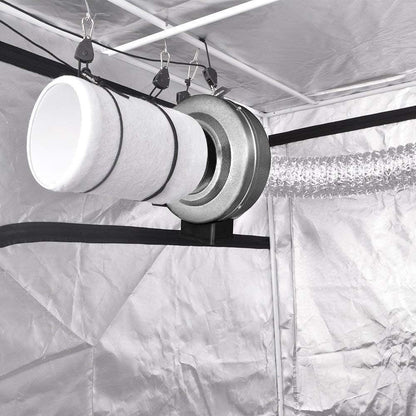 JUNG Aktivkohlefilter für Growbox 150mm bis 550mm – Effektive Geruchs- & Schadstoffentfernung, hochwertige australische Aktivkohle für Indoor-Pflanzenzelt, Gewächshaus & Pflanzenzucht, 99,7% Filtereffizienz
