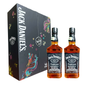Jack Daniels Old No.7 2 x 0,7L Whiskey Geschenkbox 40% Vol Whisky - China Year Of The Dragon 2024 - Limited China Edition 2024 - Sammler Whiskey Set