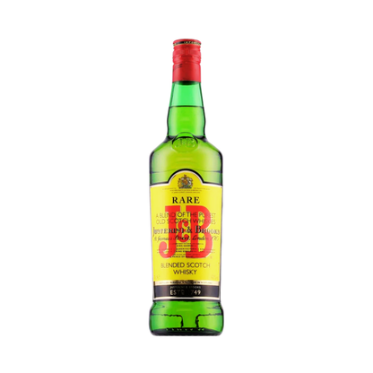Justerini & Brooks J&B Rare Blended Scotch Whisky 0,7l 40% Vol. 6er Alkohol Set – Blended Scotch Whisky Set – 3x 0,7l Speyside Whisky – Mild & Aromatisch – Farblich Veredelter Schottischer Whisky - Alcohol