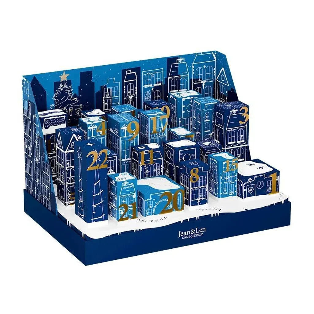 Jean&Len Adventskalender 2025 exklusiven Limited Editions, Gesichtspflege, Haarpflege, Körperpflege für Damen und Herren Advent Kalender ( Wert 250€ )