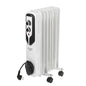 JUNG Adler AD7817 2500W Ölradiator – Hochleistungs-Heizkörper mit 11 Rippen, stufenloser Temperaturregelung, 3 Heizstufen, Überhitzungsschutz, mobiler Elektroheizer mit modernem Design für große Räume
