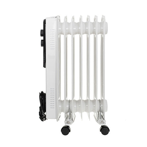 JUNG Adler AD7818 2500W Ölradiator – Leistungsstarker Elektroheizer mit 13 Heizrippen, stufenlos regelbarem Thermostat, 3 Heizstufen, Überhitzungsschutz, mobiler Heizkörper mit effizientem Wärmespeicher