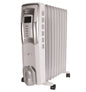 JUNG YPSOS ELE20 Elektrischer Ölradiator Heizkörper mit 2000W – Hochleistungs-Ölradiator für größere Räume bis 25m², energiesparend mit 9 Heizlamellen, 3 Heizstufen, Thermostat, LCD-Display und 24 Std Timer