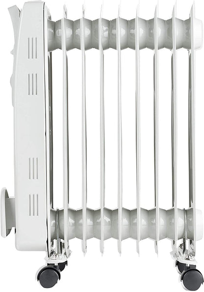 JUNG YPSOS ELE20 Elektrischer Ölradiator Heizkörper mit 2000W – Hochleistungs-Ölradiator für größere Räume bis 25m², energiesparend mit 9 Heizlamellen, 3 Heizstufen, Thermostat, LCD-Display und 24 Std Timer
