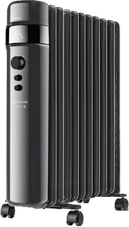 JUNG Ölradiator TAURUS AG15, 1500W Heizleistung, 7 Heizlamellen, mobile Elektroheizung mit 3 Heizstufen, Thermostat, Überhitzungsschutz, ideal für Räume bis 25m², energiesparend, geräuschlos