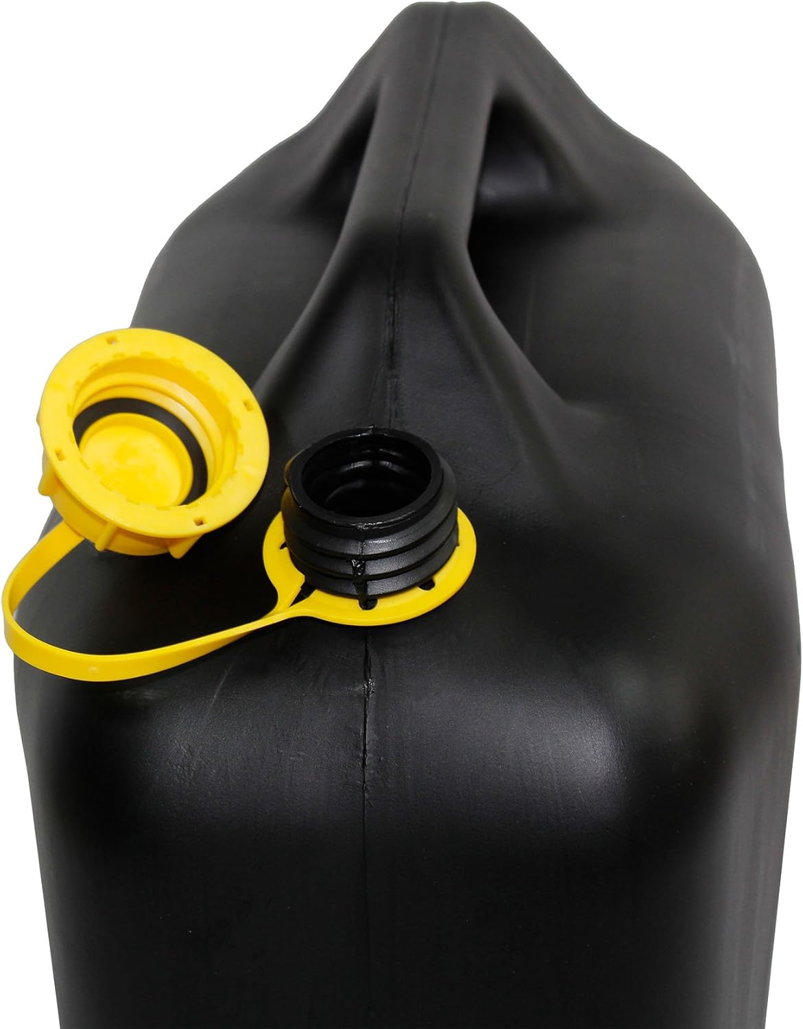 JUNG 3x 20L Benzinkanister Kraftstoffkanister Reservekanister Set Schwarz mit UN-Zulassung – Hochwertige, stapelbare HDPE-Kanister für sicheren Kraftstofftransport und Lagerung