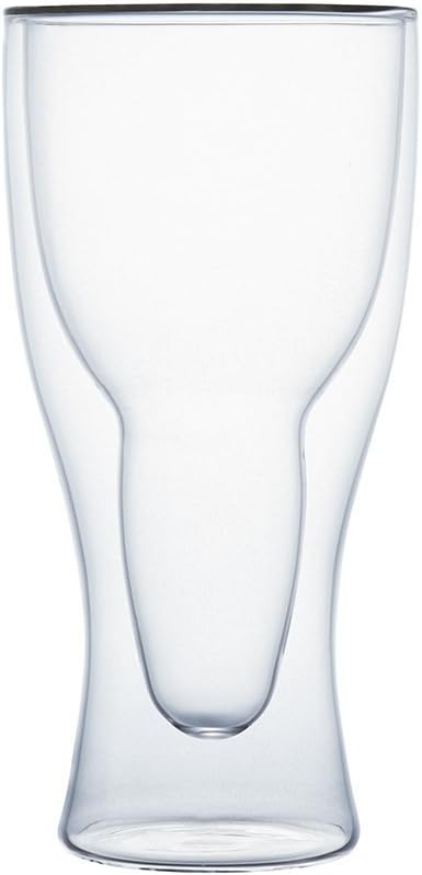 Klasique Doppelwandige Latte Macchiato Gläser 400 ml – mundgeblasene Thermogläser mit Schwebeeffekt im 6er Set, hitzebeständig, spülmaschinengeeignet, ideal für Bier, Tee, Cocktails & Milchkaffee