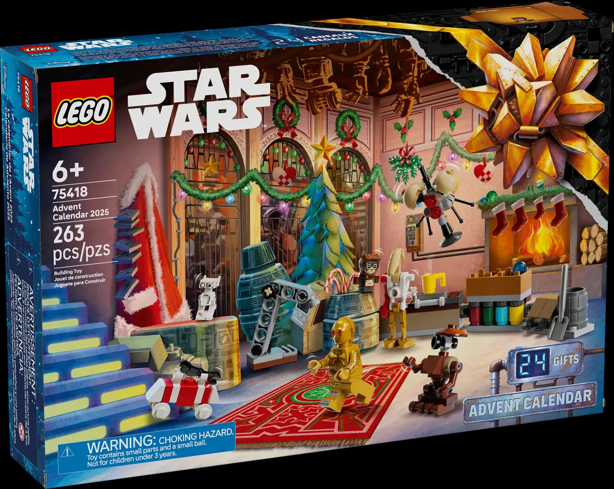 LEGO® Star Wars™ Kinder Adventskalender 2025 – Droidenschmiede Bauspielzeug, Kinder Advent Kalender, Galaktische Weihnachtenkalender ( Wert 100€ )