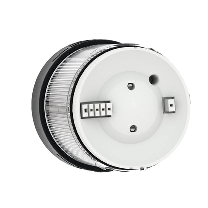 Schneider Electric | XVBC2B7 - Industrielles Leuchtelement Dauerlicht 24V AC/DC, robuster Metallgehäuse LED Signalgeber farblos mit IP65 Schutz, energiesparende konstante Beleuchtung für Steuerungssysteme und Signalsäulen