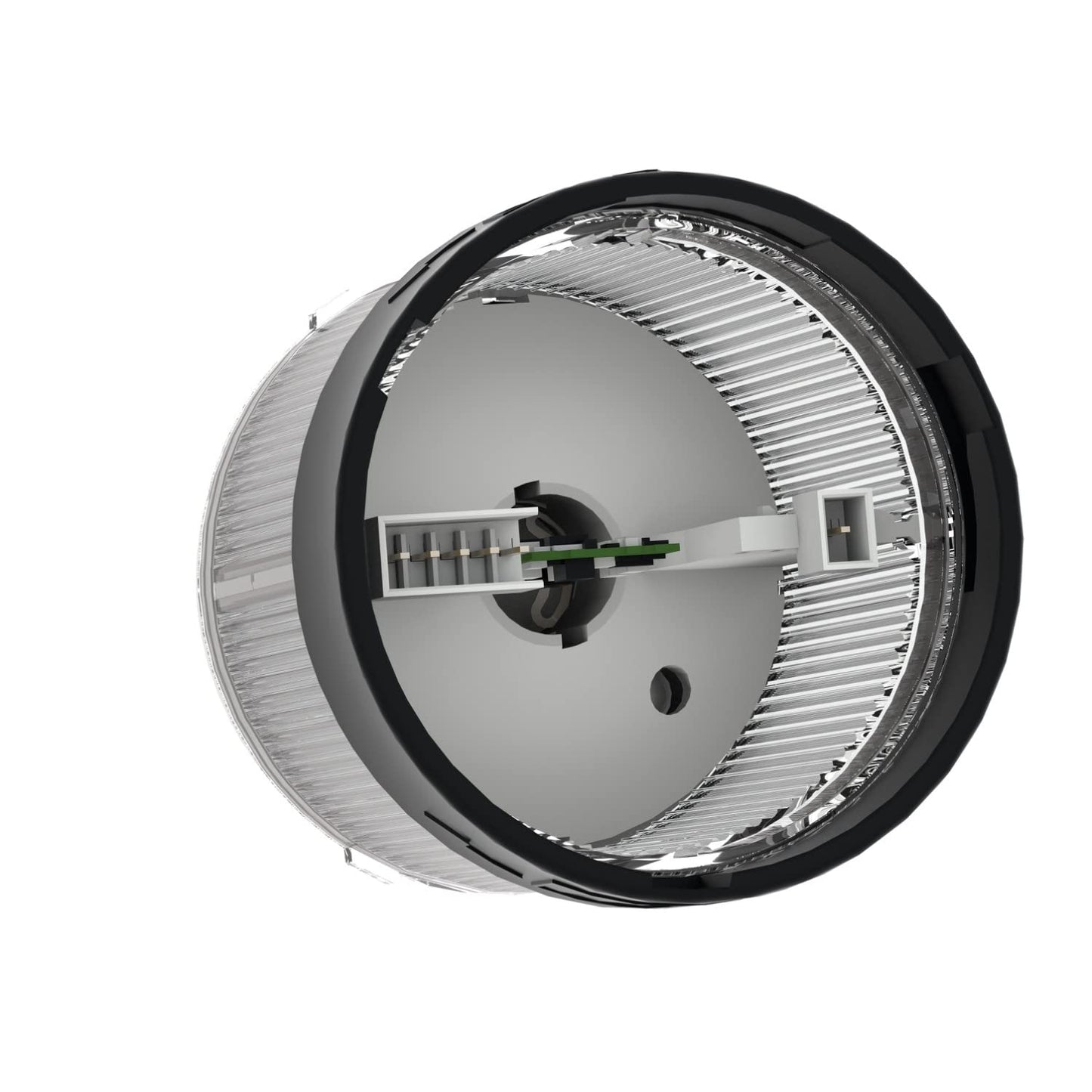 Schneider Electric | XVBC2B7 - Industrielles Leuchtelement Dauerlicht 24V AC/DC, robuster Metallgehäuse LED Signalgeber farblos mit IP65 Schutz, energiesparende konstante Beleuchtung für Steuerungssysteme und Signalsäulen