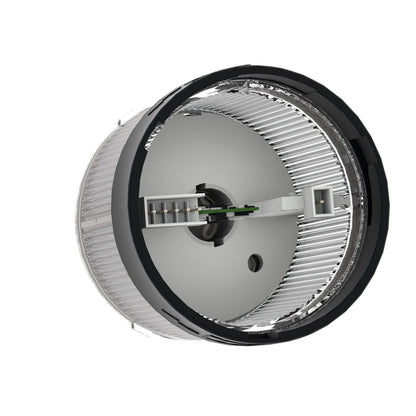 Schneider Electric | XVBC2B7 - Industrielles Leuchtelement Dauerlicht 24V AC/DC, robuster Metallgehäuse LED Signalgeber farblos mit IP65 Schutz, energiesparende konstante Beleuchtung für Steuerungssysteme und Signalsäulen