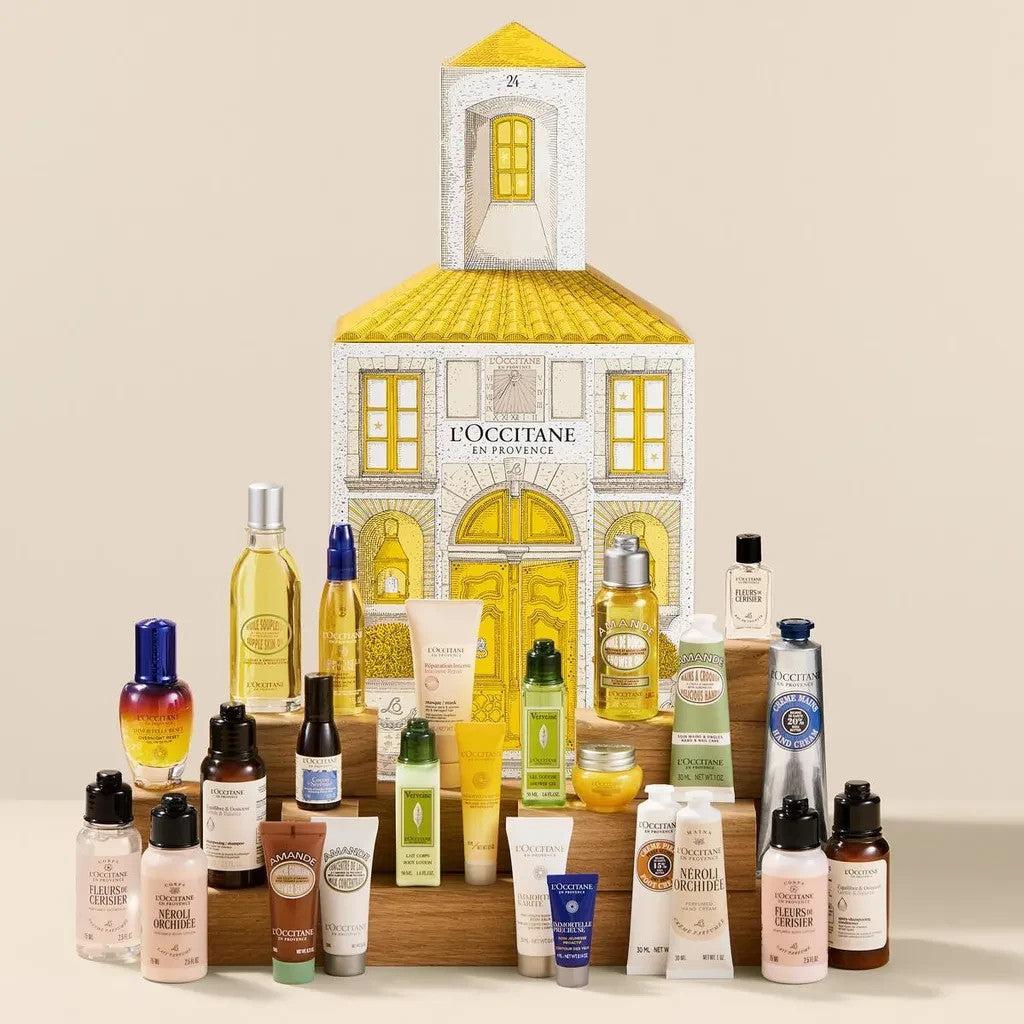 L’Occitane Luxus Beauty Adventskalender 2025 Hautpflege Körperpflege Düfte Cremes, Parfume, für Frauen und Mädchen Advent Kalender ( Wert 350€ )