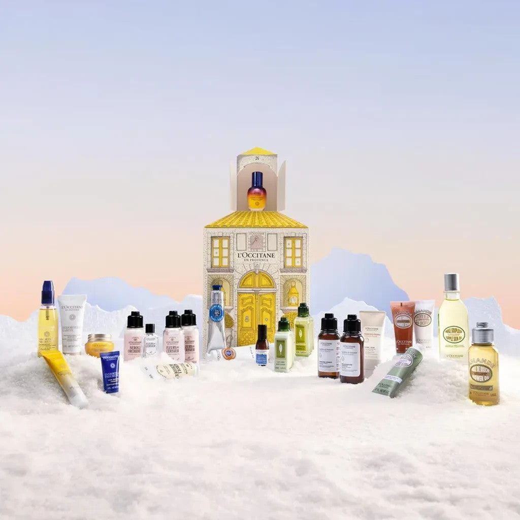 L’Occitane Luxus Beauty Adventskalender 2025 Hautpflege Körperpflege Düfte Cremes, Parfume, für Frauen und Mädchen Advent Kalender ( Wert 350€ )