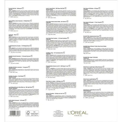 L’Oréal Paris Make-up Adventskalender 2025, Gesichtspflege Haarpflege, Lippenstift, Maske, Eyeliner, für Frauen und Mädchen Kalender ( Wert 250€ )