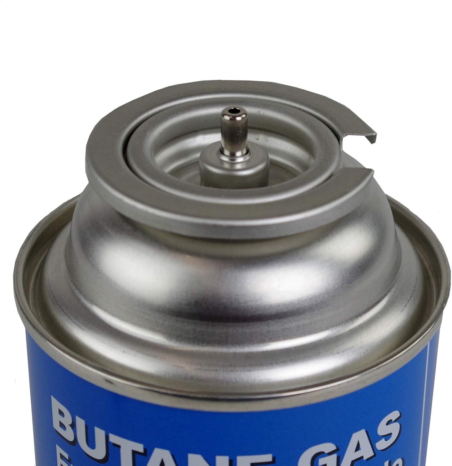 Markenlos Butangas Gaskartuschen 4er Set 227g – MSF-1a Bajonett Butangasflasche Camping Nachfüllkartusche für Gaskocher, Unkrautvernichter, Abflammgeräte – Outdoor Einweg-Gasflaschen, Gas