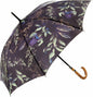 Mary Sam's Regenschirm Stockschirm Blumenmuster Grün Lila Damen Herren Leicht Sturmfest Automatik Fiberglas Griff Wasserabweisend Winddicht Schirm Produkt