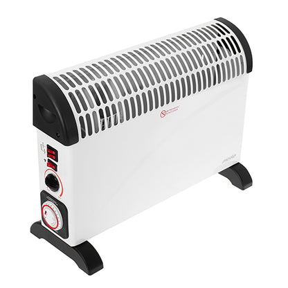 Jung Mesko MS7741 Kompakter Konvektor-Heizkörper mit Turbo-Ventilator und 24-Stunden-Timer für schnelle Wärmeverteilung – 2000W – Weiß, Kompakter Heizkörper mit Thermostat und Sicherheitsfunktionen