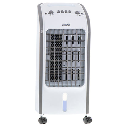 Jung MESKO MS7917 Mobiler 3-in-1 Luftkühler 60W, Klimagerät mit Luftbefeuchtung Reinigung 4L Tank, Tragbare Mini Klimaanlage Verdunstungskühler Ventilator für Zuhause Büro Räume